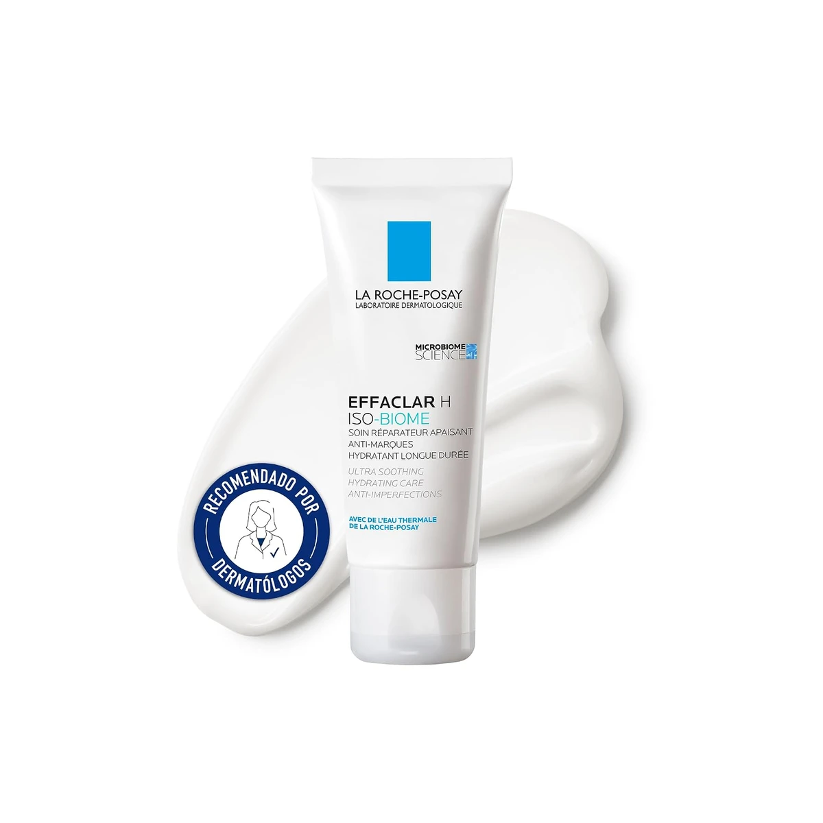 La Roche-Posay Effaclar H Iso-Biome, Crema hidratante día, 40 ml